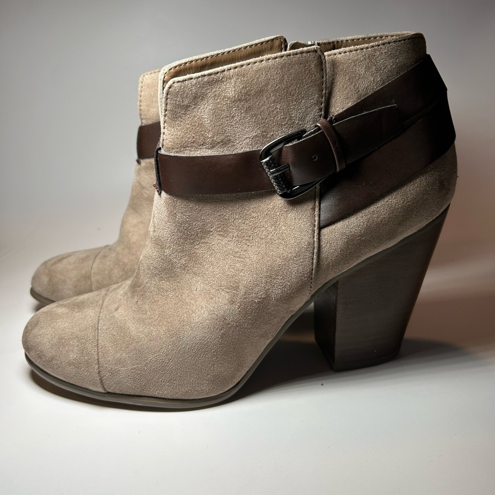 Carlos by Carlos Santana Harvest Tan Ankle Boots, sz 10